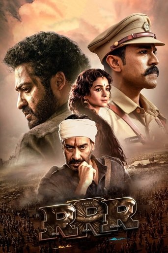RRR: Drei Stunden indisches Chaos das alles andere wie einen Stummfilm aussehen laesst Poster