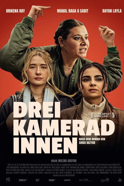 Drei Kameradinnen: Milena Aboyan und eine Erzählerin, die falsche Fährten legt, Filmposter