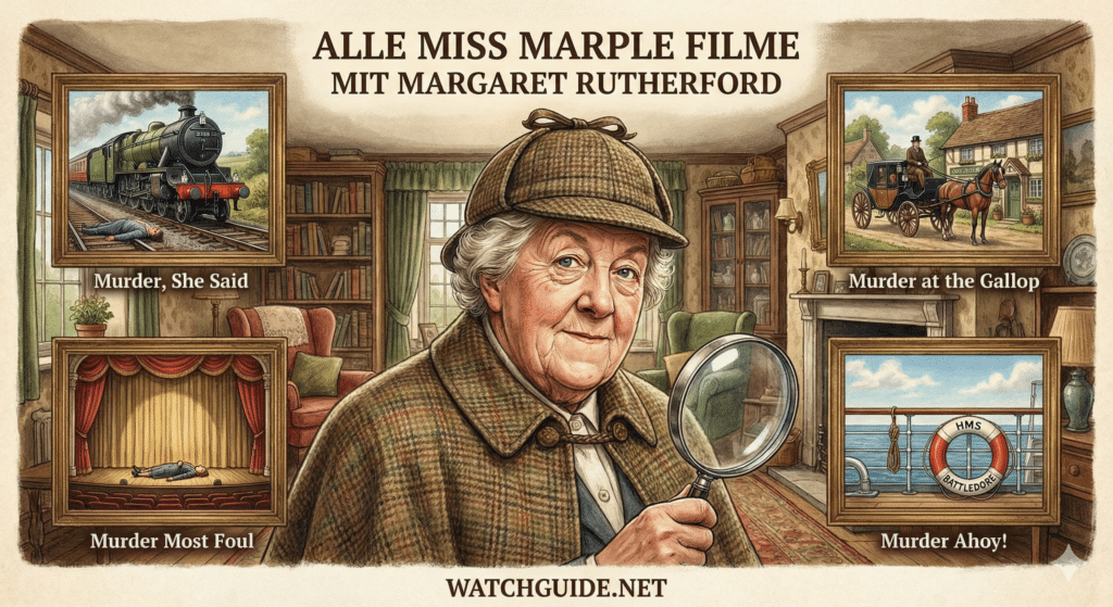 Alle Miss Marple Filme mit Margaret Rutherford