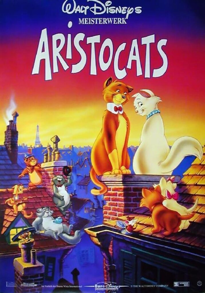 Aristocats 1970 Poster