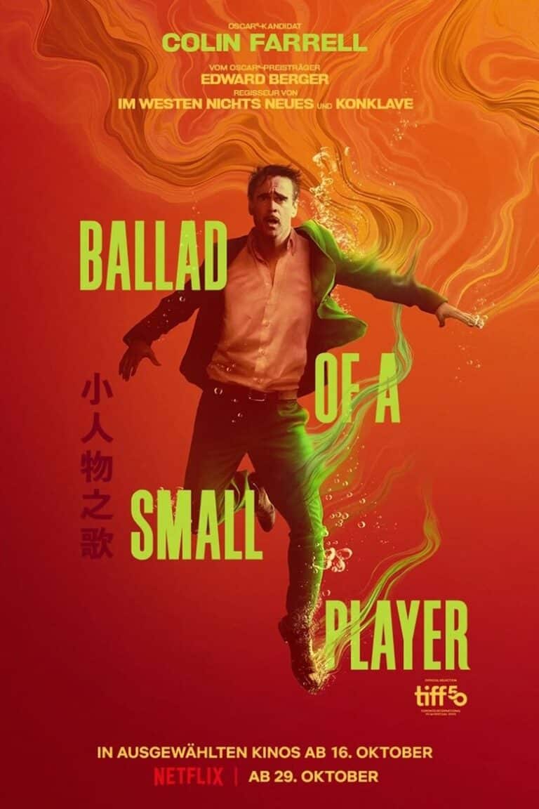 Ballad of a Small Player: Farrell spielt um sein Leben, Berger dreht zu laut