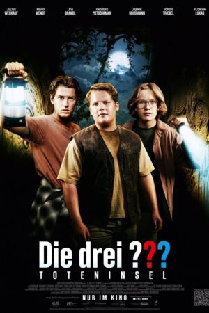 Poster zum Film Die drei ??? – Toteninsel: Das Trio stimmt, der Fall ist zu groß