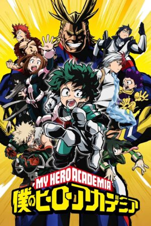 Poster zur Serie My Hero Academia