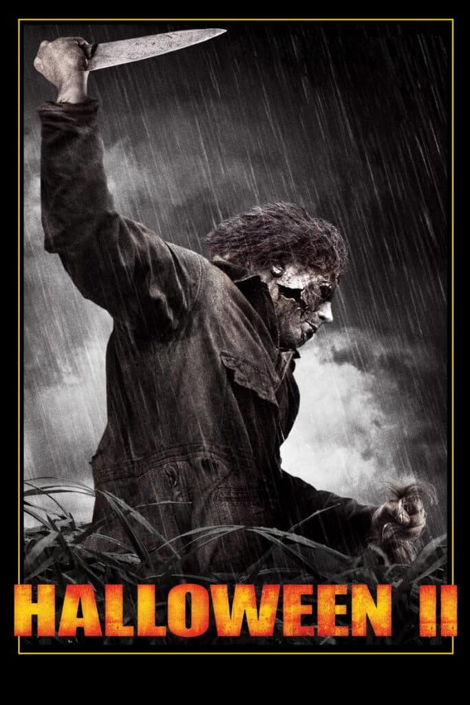 Poster zum Film Halloween II von Rob Zombie: Das weiße Pferd, der Dreck und die Wut (2009)