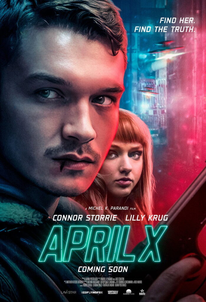 April X: Connor Storrie sucht Lilly Krug in einer postsowjetischen Zukunft Poster