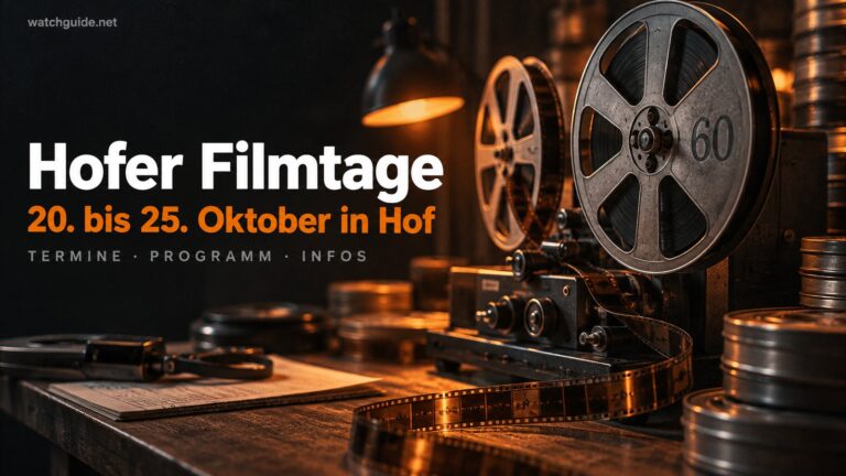 Symbolisches WatchGuide-Motiv zu Hofer Filmtage, keine Aufnahme der Veranstaltung.