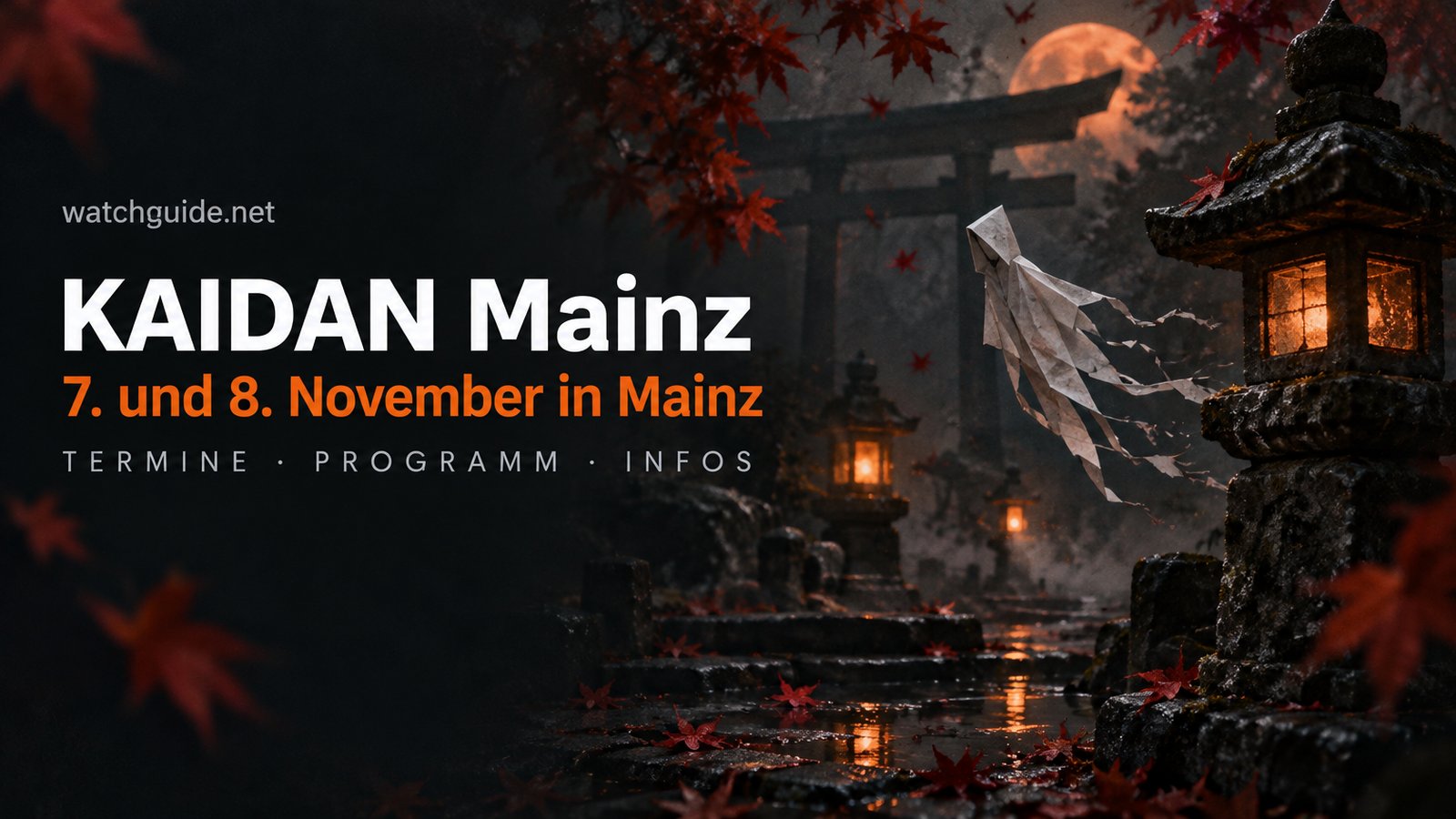 Symbolisches WatchGuide-Motiv zu KAIDAN Mainz, keine Aufnahme der Veranstaltung.