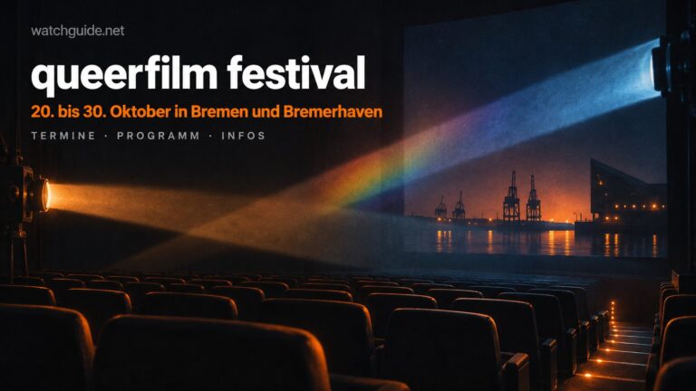 Symbolisches WatchGuide-Motiv zu queerfilm festival, keine Aufnahme der Veranstaltung.